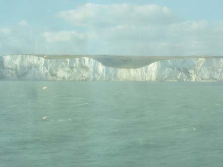 White cliffs of Dover, England
